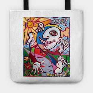 'MR. HAPPY-GO-LUCKY' Tote