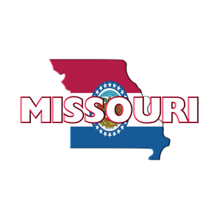 Missouri Colored State T-Shirt