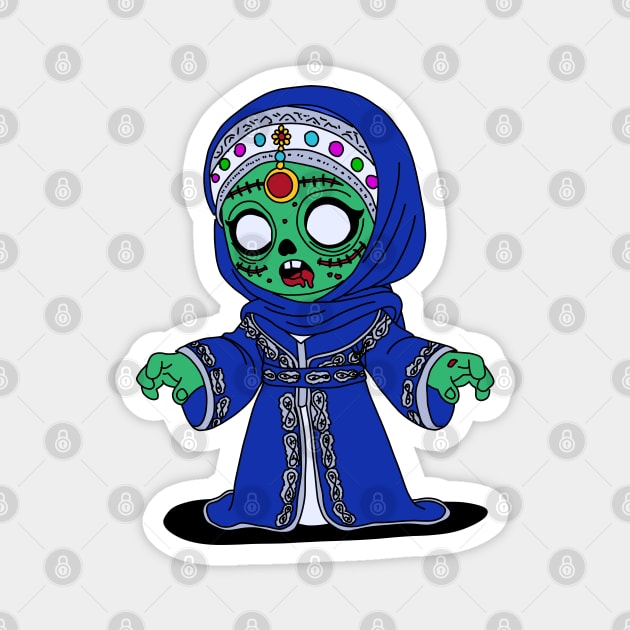 Cute Moroccan Zombie Magnet by H. R. Sinclair