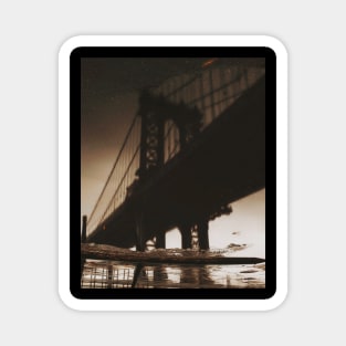 Manhattan Bridge Reflection Magnet