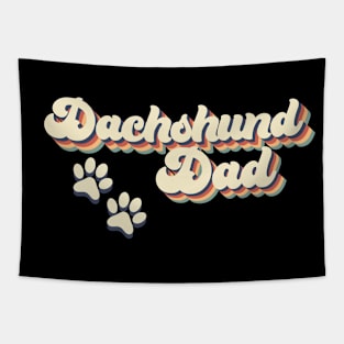 Dachshund Dad Gift For Lovers of Dogs Tapestry