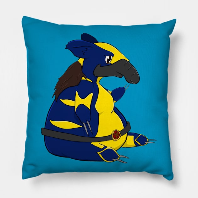 X-23 the Tapir Pillow by WhereyBeary