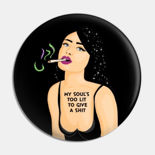 My soul is lit Pin