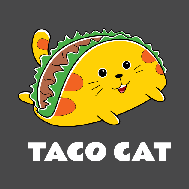 Taco Cat Funny Cinco De Mayo by Ghost Of A Chance 