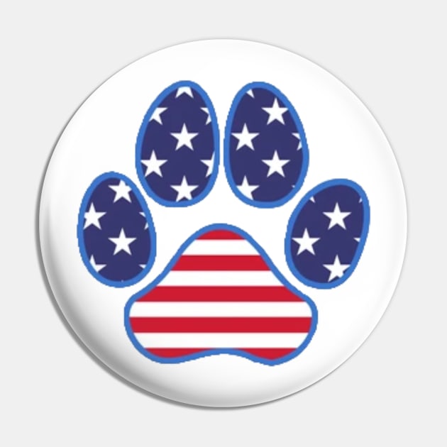 Paw Print Pin by JLD designs