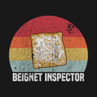 Beignet Inspector Retro Vintage Beignet Lover T-Shirt