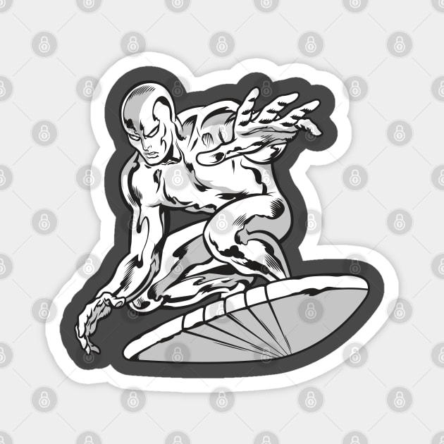 Silver Surfer - Modern Magnet by AlternateRealiTEE