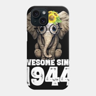 Awesome since 1944 76 Years Old Bday Gift 76th Birthday Phone Case