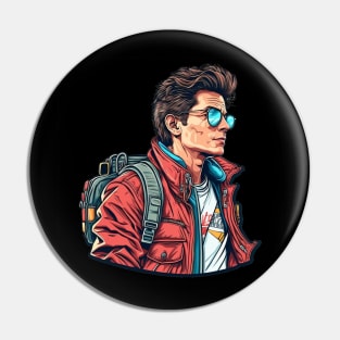 Back to the future Marty McFly Pin