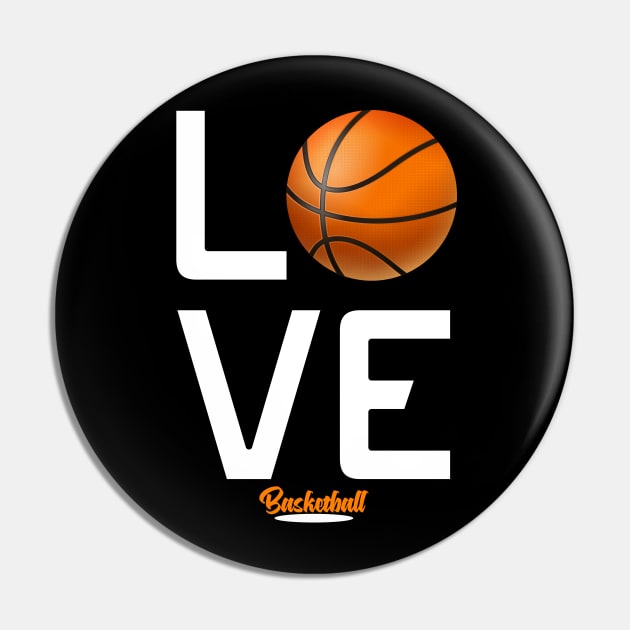 Love Basketball Player Basketball Coach Cool Basketball Themed Pin by Easy Life