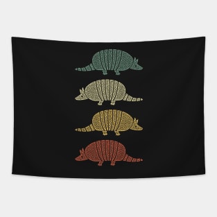 Armadillo Vintage Pattern Tapestry