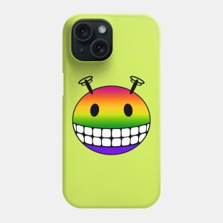 Rainbow Alien Smiley Face Phone Case