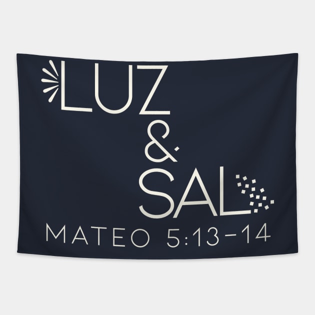 Luz y Sal Tapestry by SpanglishFaith