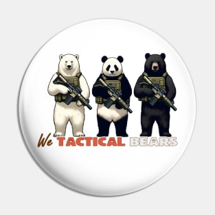 We Tactical Bears Pin