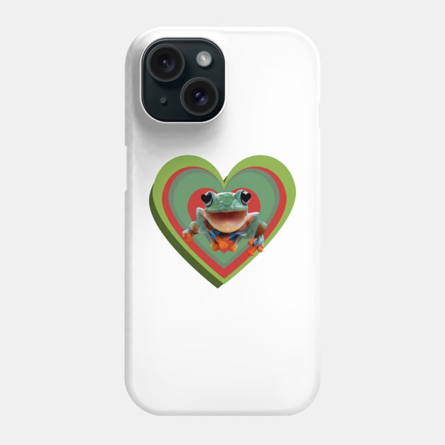 Love frog Phone Case by Frog.mommy