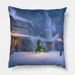 Christmas Snowing Pillow