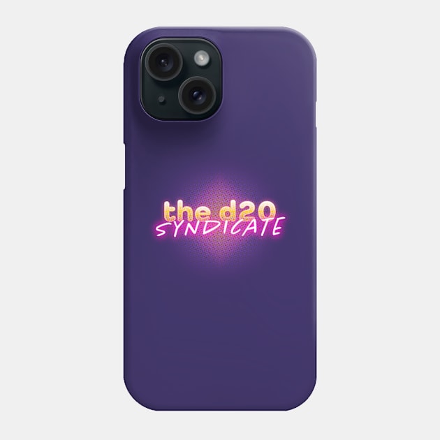 The d20 Syndicate Retro Logo Phone Case by The d20 Syndicate