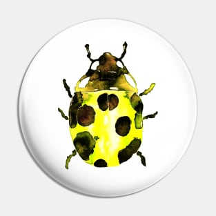 Yellow Ladybug Pin