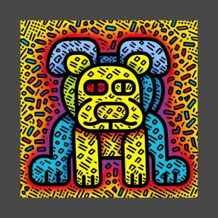 Psychedelic Teddy Bear: A Pop Art Dream T-Shirt