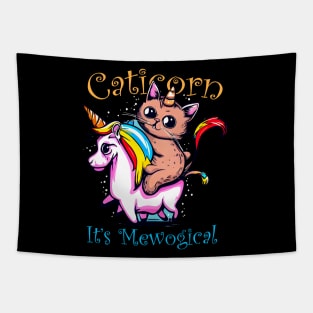 unicorn cat Tapestry