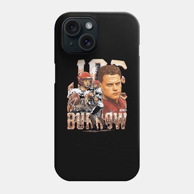 Joe Burrow Cincinnati Vintage Phone Case by danlintonpro