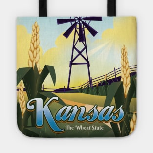 Kansas "The Wheat State" Tote