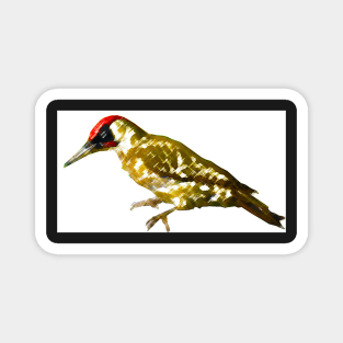 Green woodpecker Magnet