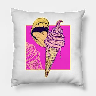 Strawberry ice cream Pillow