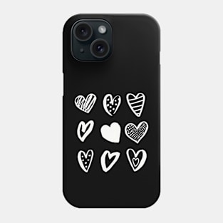 Valentines Day Love Heart Graphic Valentine_s Day Hearts Phone Case