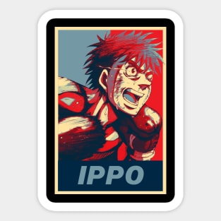 Hajime no Ippo Motivation Sticker for Sale by isaaclns