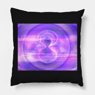 Blue Vortex Copper Pillow