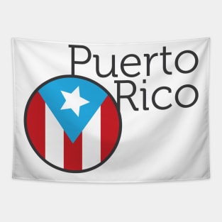 Puerto Rico Circle Tapestry