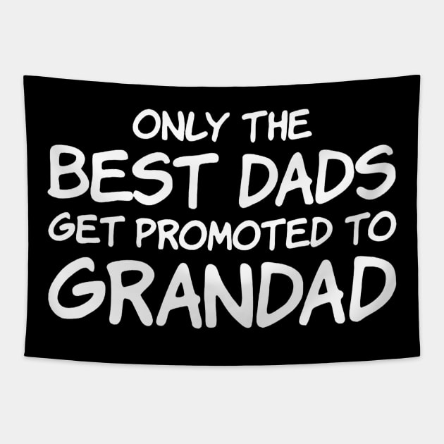 Only the best dads get promoted to grandad Tapestry by wildsedignf14