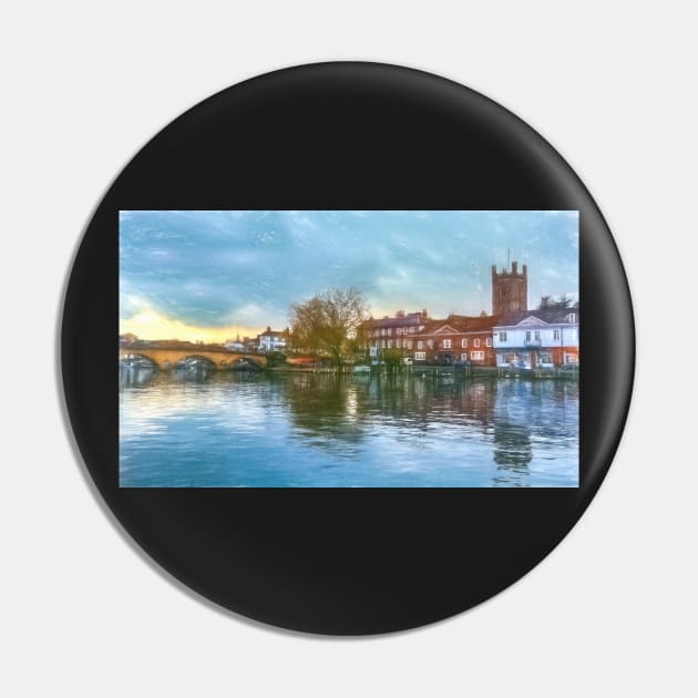 Henley on Thames a Digital Sketch Pin by IanWL