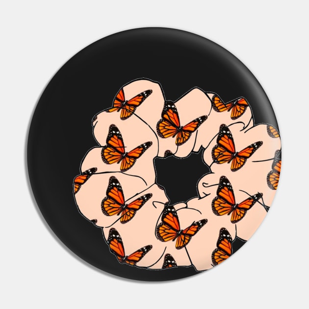 Butterfly Scrunchie Pin by lolsammy910