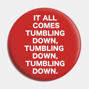 NEON GENESIS EVANGELION! Komm, süsser Tod Tumbling down lyrics shirt Pin