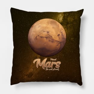 Planet Mars: The Red Planet V02 Pillow