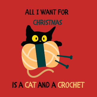 All I want for Christmas is a Cat and a Crochet T-Shirt