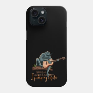 Monkey Guitarist Phone Case