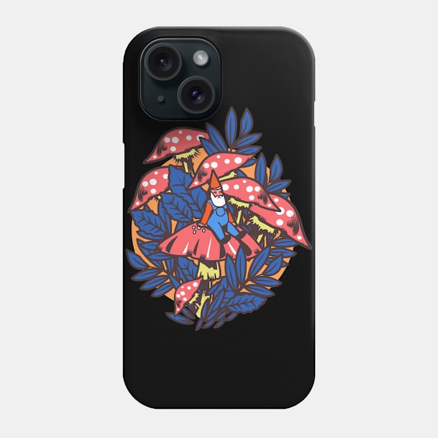 Trippy Mushroom Phone Case by Screamingcat