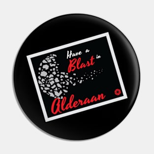 Alderaan Postcard Pin