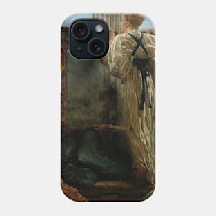 Who Is It by Lawrence Alma-Tadema Phone Case