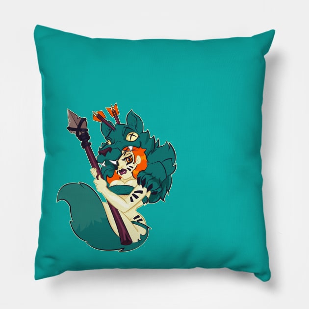 Beast Tamer Pillow by todd3point0