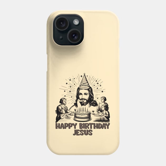 Happy Birthday Jesus // Disciples Last Supper Christmas Phone Case by Trendsdk