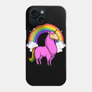 Llamacorn Unicorn Llama Phone Case