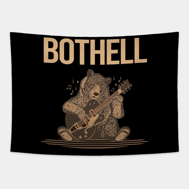 Brown Bear Guitar Bothell Tapestry by rosenbaumquinton52