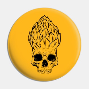 Hophead Skull Pin