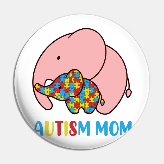 Autism Mom Autism Awareness Gift for Birthday, Mother's Day, Thanksgiving, Christmas Pin by skstring