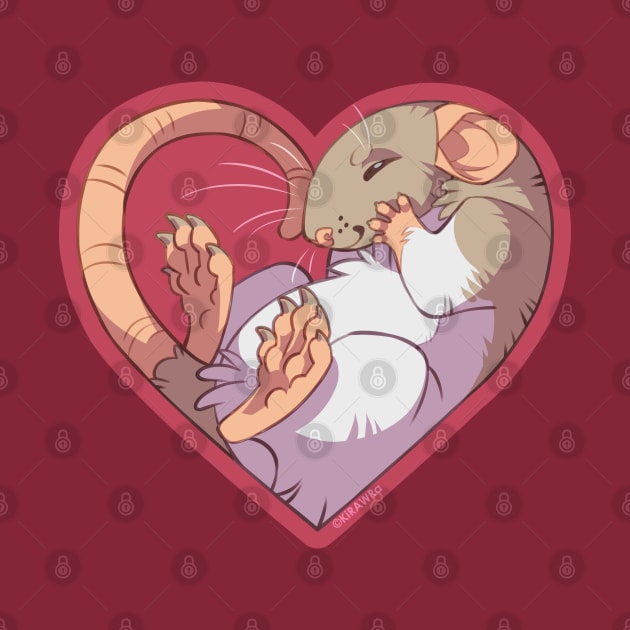 Heart Rat: Hooded Tan by KiRAWRa