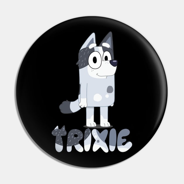 Aunty Trixie Dog Pin by KOMIKRUKII